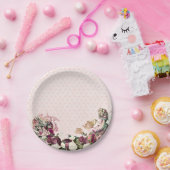 Alice in Wonderland Tea Party Papieren Bordje (Feest)