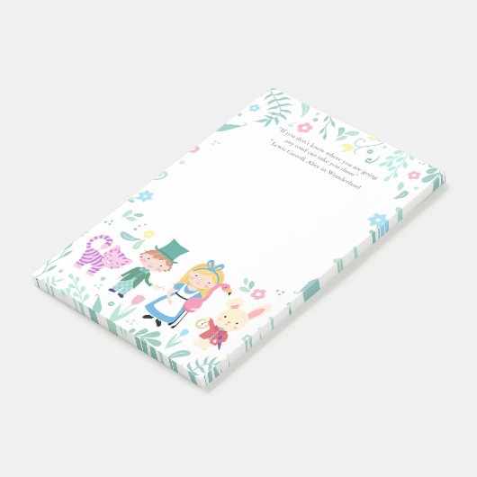 Alice in Wonderland Tea Party Post-it® Notes (Schuin)