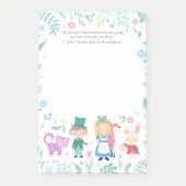 Alice in Wonderland Tea Party Post-it® Notes (Voorkant)