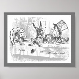  Alice in Wonderland Tea Party Poster