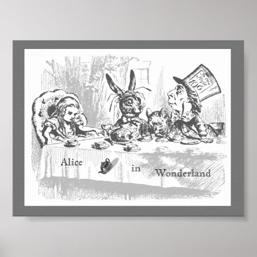 Alice in Wonderland Tea Party Poster (Voorkant)