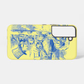 Alice in Wonderland Tea Party Samsung Galaxy Hoesje (Achterkant horizontaal)