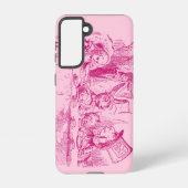 Alice in Wonderland Tea Party Samsung Galaxy Hoesje (Achterkant)