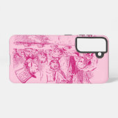 Alice in Wonderland Tea Party Samsung Galaxy Hoesje (Achterkant horizontaal)