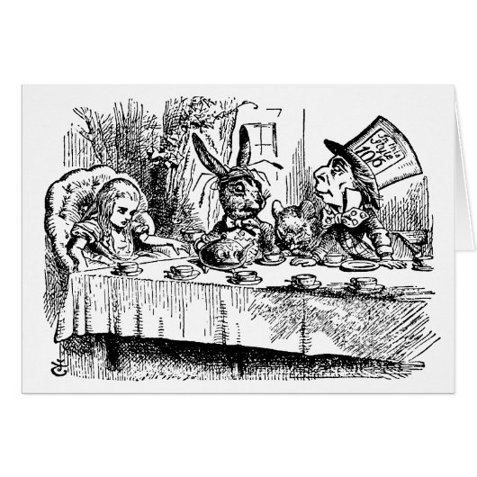 Alice in Wonderland, Tea Party Scene (Voorkant Horizontaal)