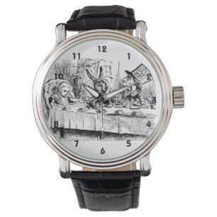 Alice in Wonderland, Tea Party Scene Horloge