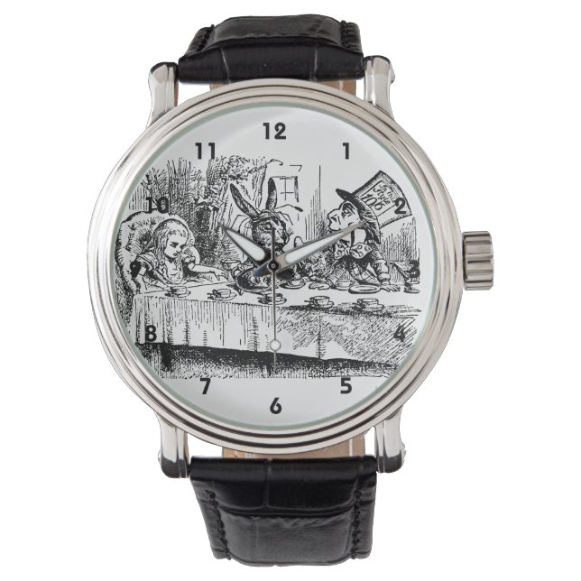  Alice in Wonderland, Tea Party Scene Horloge (Voorkant)