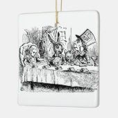  Alice in Wonderland, Tea Party Scene Keramisch Ornament (Links)