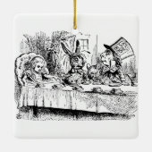  Alice in Wonderland, Tea Party Scene Keramisch Ornament (Achterkant)