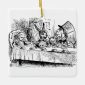  Alice in Wonderland, Tea Party Scene Keramisch Ornament (Voorkant)