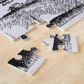  Alice in Wonderland, Tea Party Scene Legpuzzel (Zijkant)