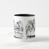 Alice in Wonderland, Tea Party Scene Mok (Midden)