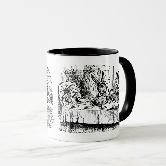 Alice in Wonderland, Tea Party Scene Mok (Voorkant rechts)