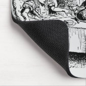 Alice in Wonderland, Tea Party Scene Muismat (Hoek)