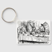  Alice in Wonderland, Tea Party Scene Sleutelhanger (Achterkant)
