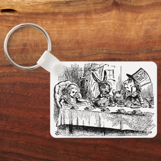 Alice in Wonderland, Tea Party Scene Sleutelhanger (Achterkant)