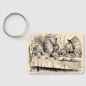  Alice in Wonderland, Tea Party Scene Sleutelhanger (Achterkant)