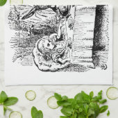 Alice in Wonderland, Tea Party Scene Theedoek (Gevouwen)