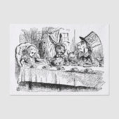 Alice in Wonderland, Tea Party Scene Tissuepapier (Voorkant)