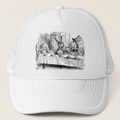  Alice in Wonderland, Tea Party Scene Trucker Pet (Voorkant)