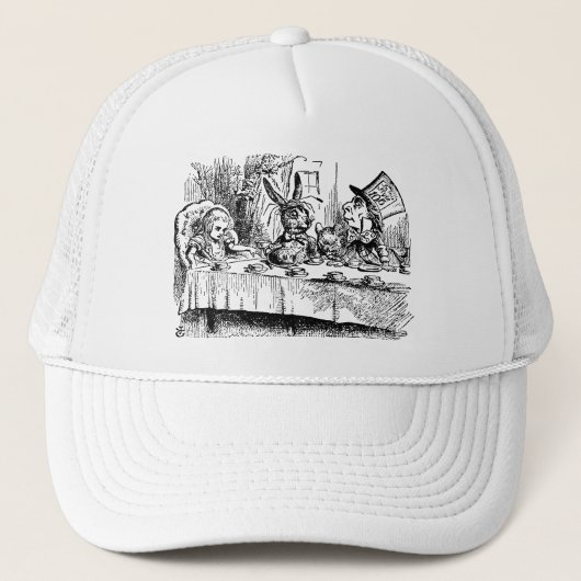 Alice in Wonderland, Tea Party Scene Trucker Pet (Voorkant)