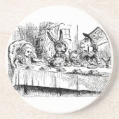  Alice in Wonderland, Tea Party Scene Zandsteen Onderzetter (Voorkant)