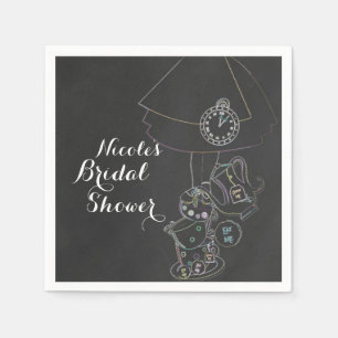 Alice in Wonderland Tea Party schoolbordfeest Servet