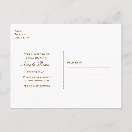 Alice in Wonderland Tea Party schoolbordfeest Uitnodiging Briefkaart (Achterkant)