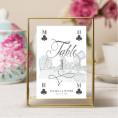 Alice in Wonderland Tea Party-speelkaart Kaart