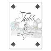 Alice in Wonderland Tea Party-speelkaart Kaart (Achterkant)