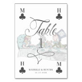 Alice in Wonderland Tea Party-speelkaart Kaart (Voorkant)
