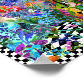 Alice in Wonderland Tea Party Square Poster Juleez (Hoek)