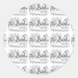 Alice in Wonderland Tea Party Stickers