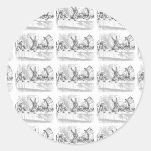 Alice in Wonderland Tea Party Stickers