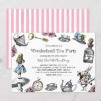 Alice in Wonderland Tea Party Stripes