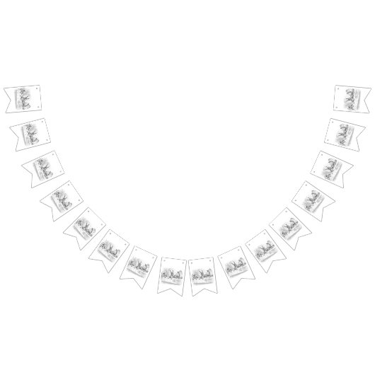  Alice in Wonderland Tea Party Thema Banner (Alle)