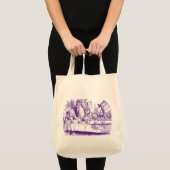 Alice in Wonderland Tea Party Tote Bag (Voorkant (product))