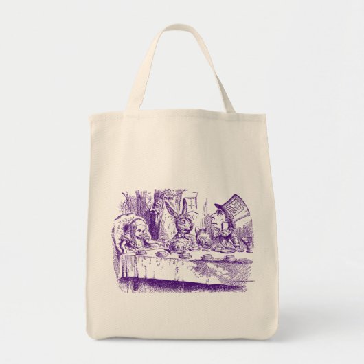 Alice in Wonderland Tea Party Tote Bag (Voorkant)