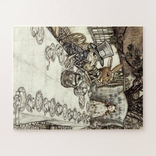  Alice in Wonderland Tea Party van Rackham Legpuzzel (Horizontaal)