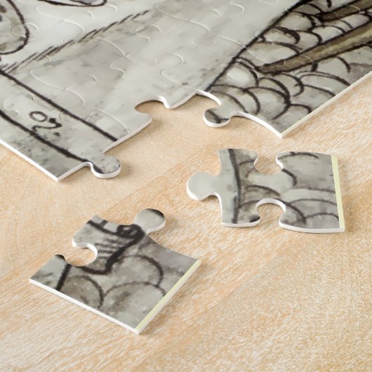 Alice in Wonderland Tea Party van Rackham Legpuzzel (Zijkant)