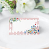 Alice in Wonderland Tea Party Verjaardag Voedsel L Plaatskaartje