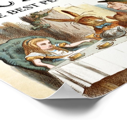 Alice in Wonderland - Tea Party - Youre Volledig B Poster (Hoek)