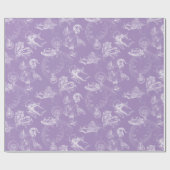 Alice in Wonderland Tea Time Lavender Gift Wrap Cadeaupapier (Vlak)