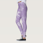 Alice in Wonderland Tea Time Lavender Leggings (Links)