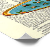 Alice in Wonderland Tea Time Old Dictionary Page Poster (Hoek)