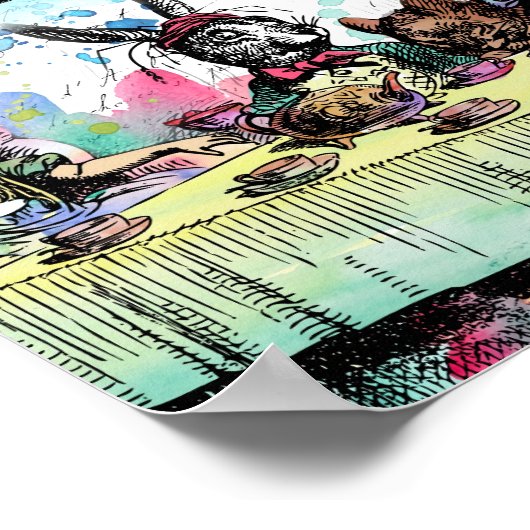 Alice in Wonderland - Tea Time Poster (Hoek)