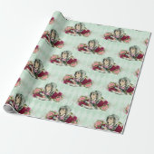 Alice in Wonderland Tea Time Wrapping Paper Cadeaupapier (Uitgerold)