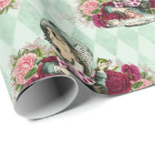 Alice in Wonderland Tea Time Wrapping Paper Cadeaupapier (Rol Hoek)