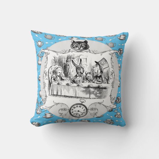 ALICE IN WONDERLAND TEA TOWEL KUSSEN (Voorkant)