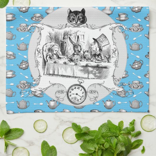 ALICE IN WONDERLAND TEA TOWEL THEEDOEK (Gevouwen)
